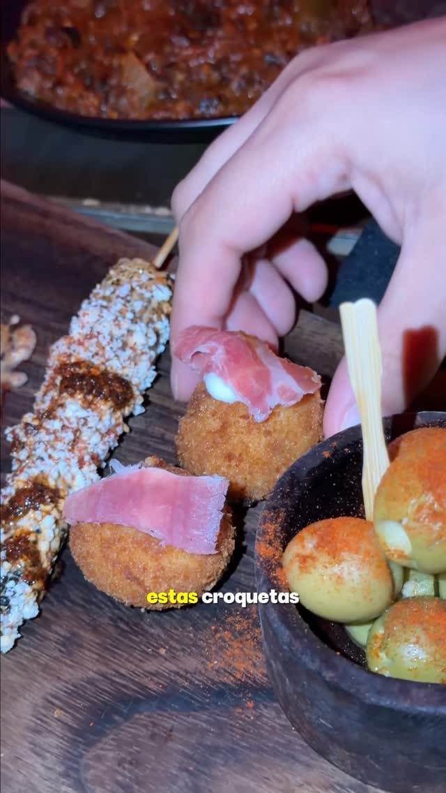 Platillo de cocina española y mexicana en Hatxa